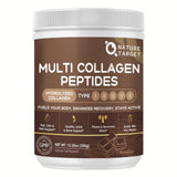 NATURE TARGET Chocolat Multi Collagen – bouteille pratique favorisant la peau et les cheveux.