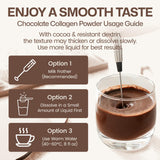NATURE TARGET Chocolat Multi Collagen – poudre fine pour smoothie onctueux.