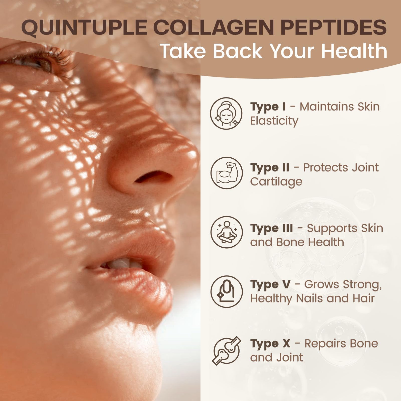 NATURE TARGET Chocolat Multi Collagen – shaker pour mélanger sans grumeaux.