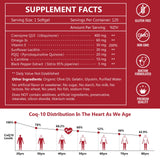 Nature Target CoQ10 400mg – Capsules softgel avec Omega-3 pour énergie.