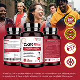 Nature Target CoQ10 400mg – Prise simple en gélules pour routine quotidienne.