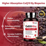 Nature Target CoQ10 400mg – Utilisation quotidienne, format pratique.