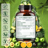 Étiquette NATURE TARGET montrant la formule prébiotique et fibre pour régularité.