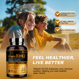 NATURE TARGET Vitamine D3 K2 - renforcement immunitaire quotidien possible