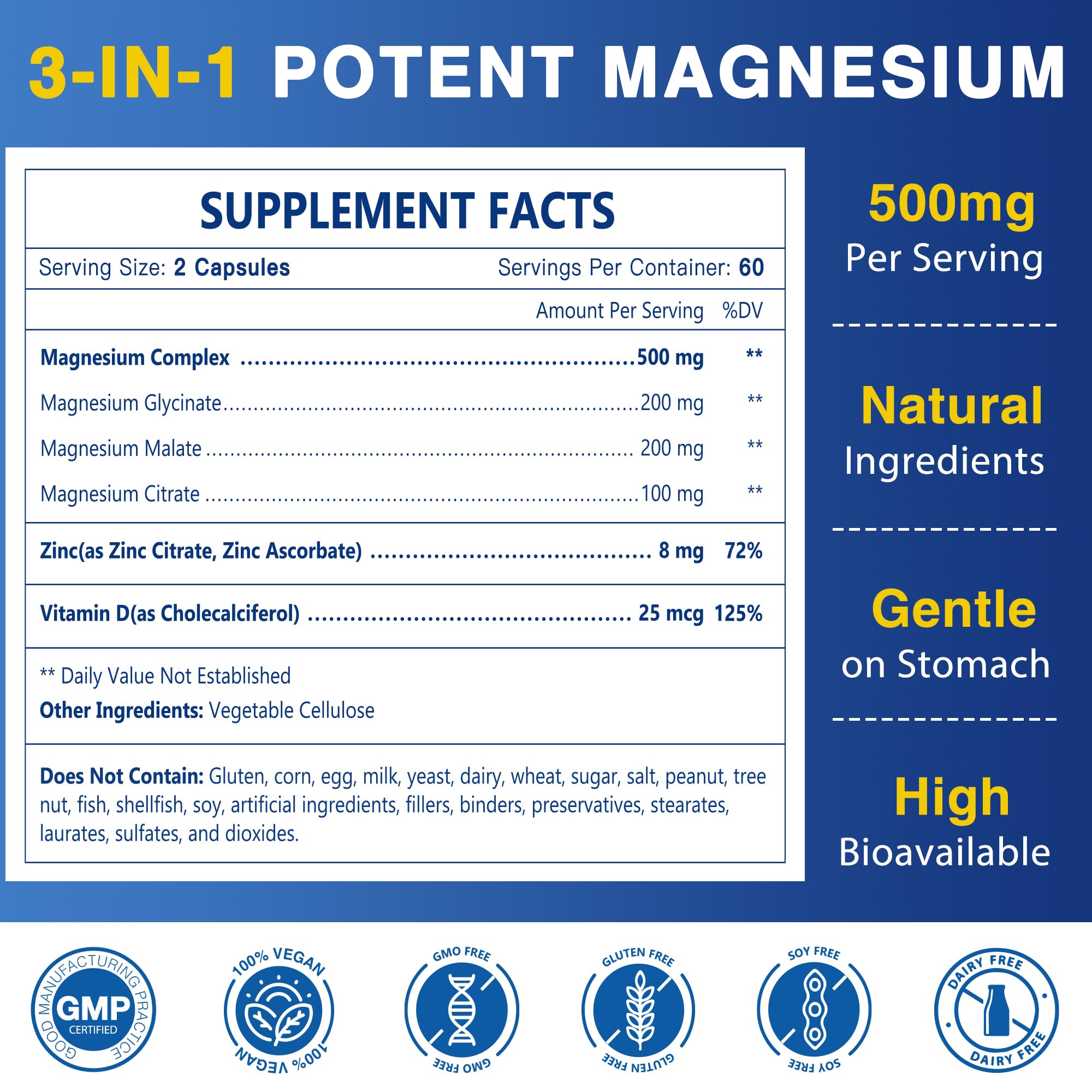Nature Target Magnésium Complex – soutien musculaire et nerveux possible après l’effort.