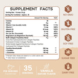 Nature Target Multi Collagene vanille, dose pratique pour café.