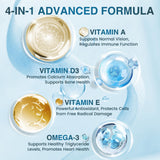 NATURE TARGET Omega-3: dosage quotidien, EPA et DHA équilibrés pour le bien-être.
