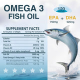 NATURE TARGET Omega-3: emballage visible, texte clair pour une prise quotidienne agréable.