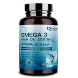NATURE TARGET Omega-3: gelules dans la bouteille, soutien potentiel au cœur et à l'énergie.