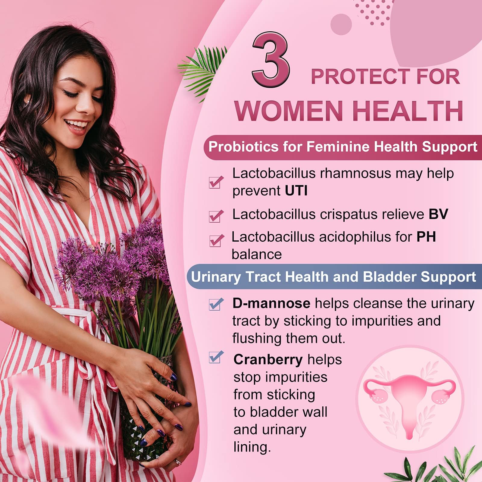 Nature Target Probiotiques pour femmes – 14 souches: couverture complète du microbiome féminin.