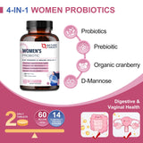 Nature Target Probiotiques pour femmes – 60 milliards CFU: équilibre du microbiote pour la vitalité.