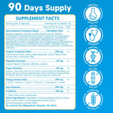 NATURE TARGET Probiotiques pour Hommes – prébiotiques et enzymes pour absorption nutritionnelle