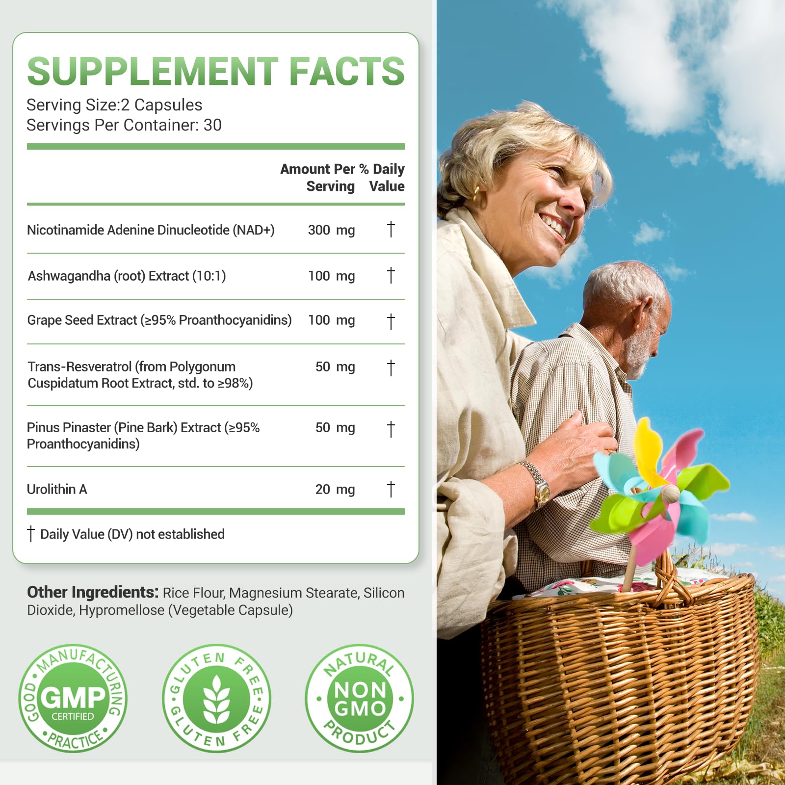 Nature Whisper NAD Resveratrol: gélules véganes faciles à avaler pour le quotidien.