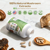 Nature Whisper Shiitake, capsules: goût neutre et soutien diététique possible