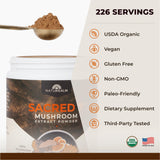 Naturealm Sacred7, poudre-champignon-anti-fatigue: concentration et clarté potentielles.