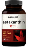 NatureBell Astaxanthine – gélules molles dans la bouteille pour une utilisation pratique.