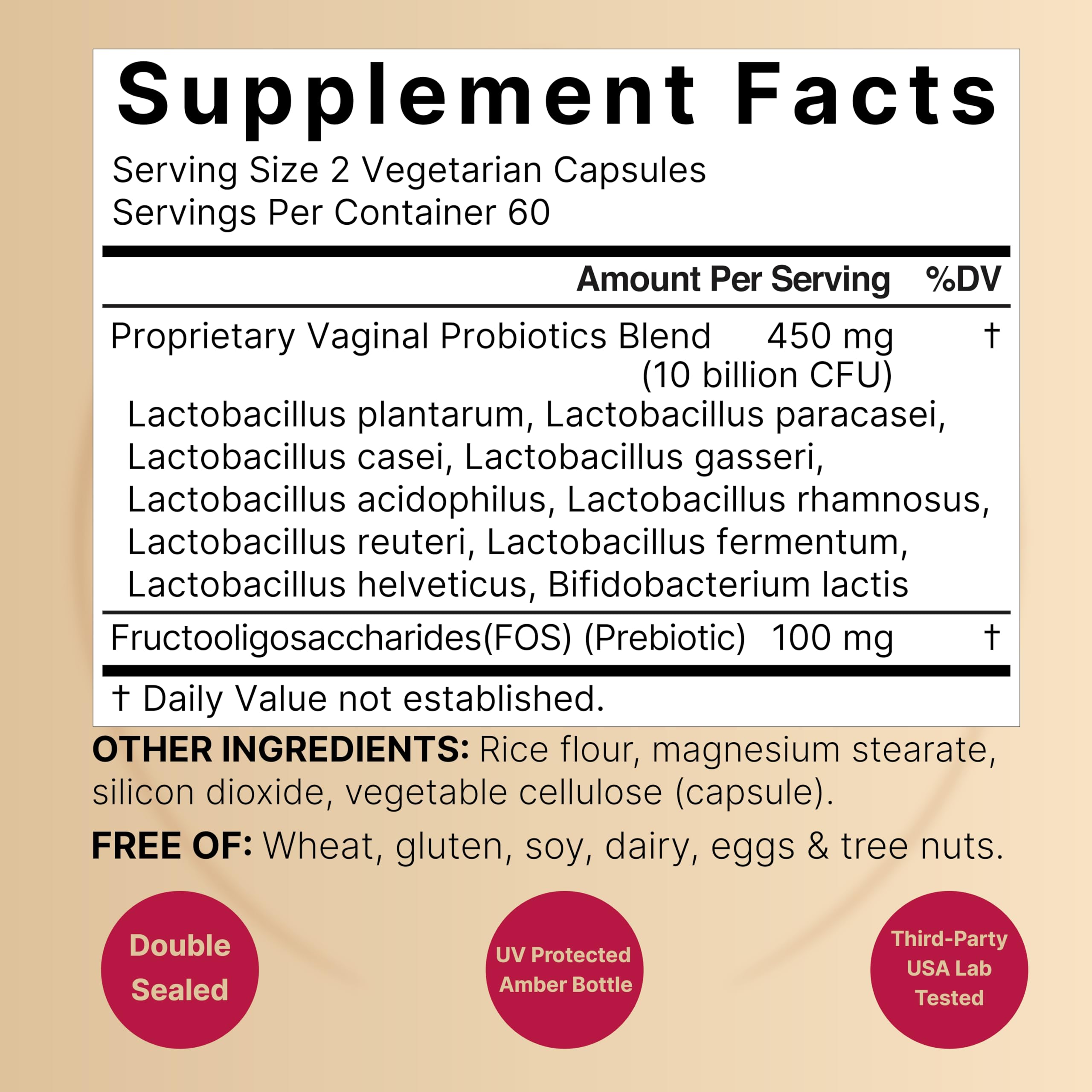 NatureBell capsules probiotiques végétales sur fond clair
