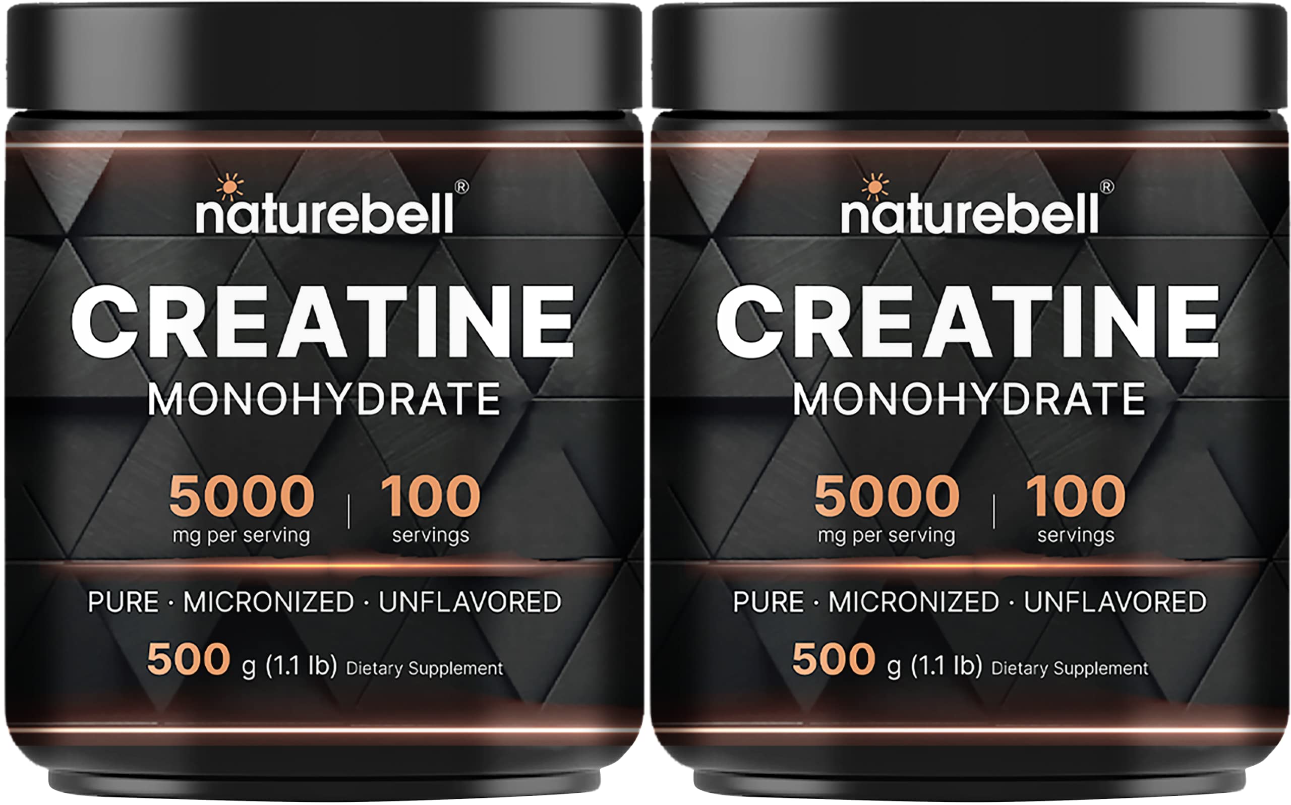 NatureBell poudre 500 g dans un verre d'eau, dissolution rapide.