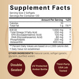 NatureBell gélules krill 1000mg en flacon pratique pour routine quotidienne.