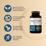Gélules NatureBell Magnésium Glycinate – purifiées et faciles à digérer.