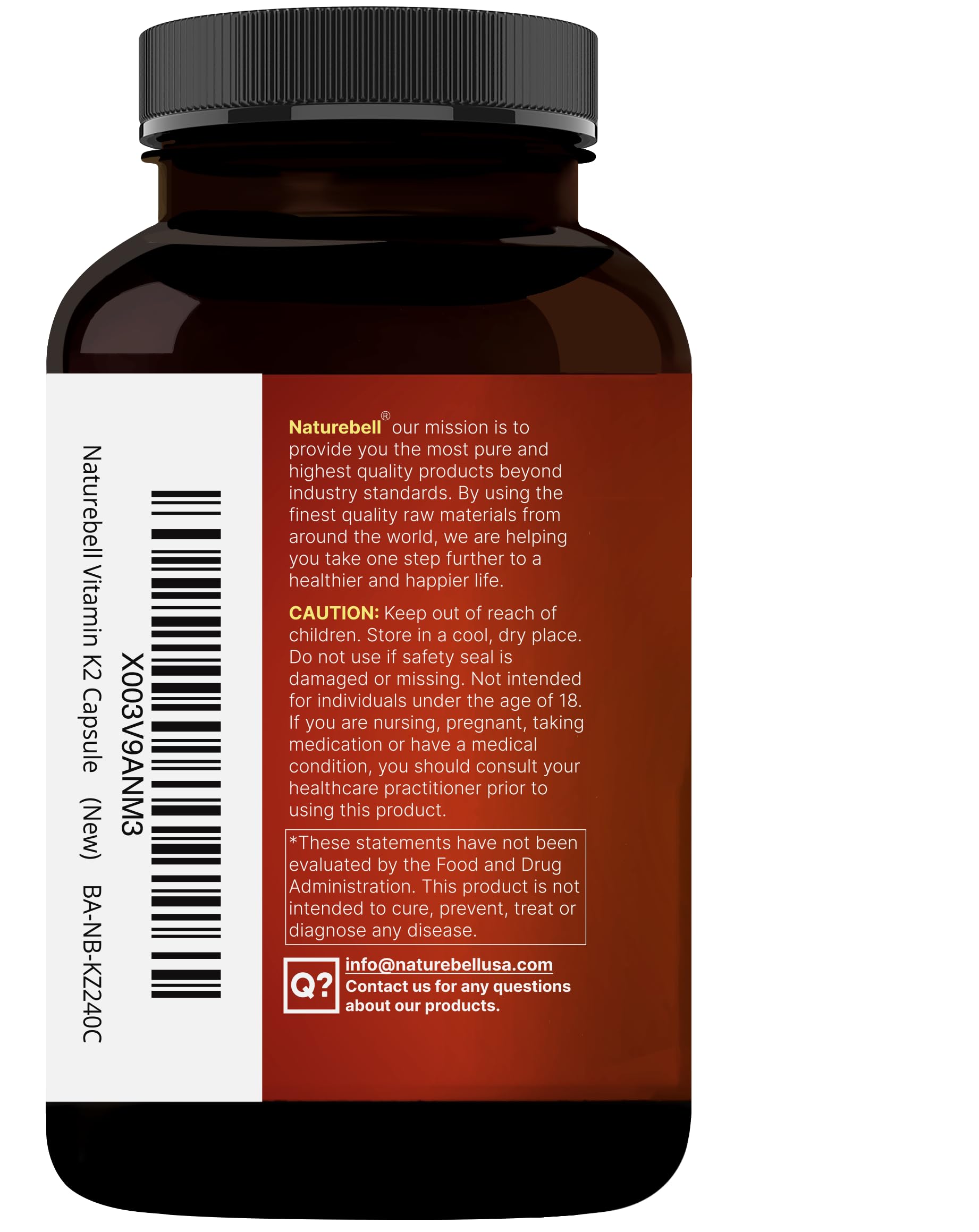 NatureBell K2 - formule 2 en 1 pour la santé générale