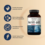 NatureBell Krill Antarctique — étiquette claire: informations complètes et transparentes
