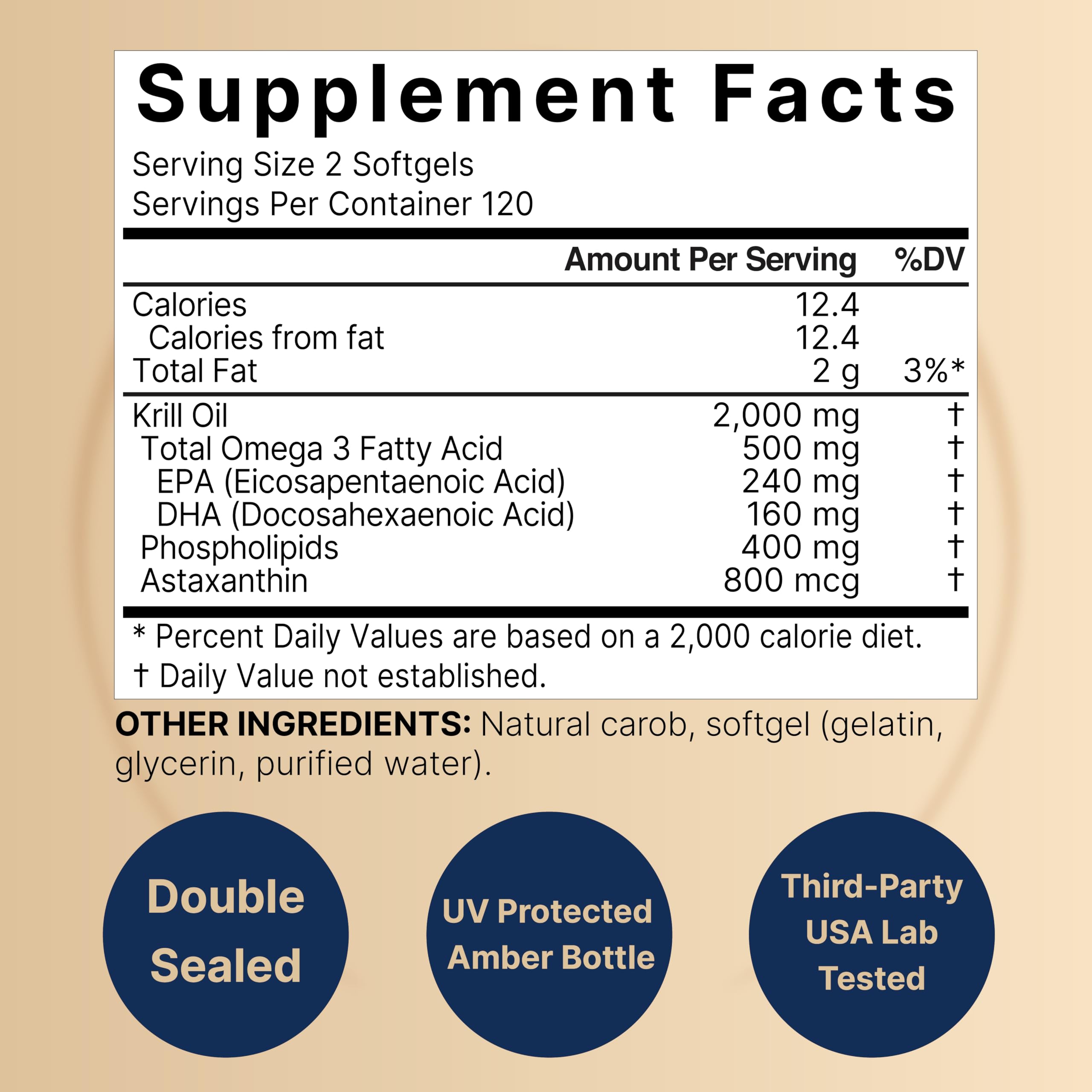 NatureBell Krill Antarctique — gélules: dosage pratique pour les oméga-3