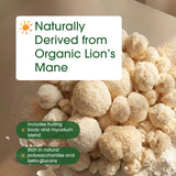 NatureBell Lions Mane Poudre : emballage élégant et facile à ranger dans la cuisine
