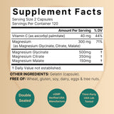 NatureBell Magnésium Complex: étiquette claire montrant les ingrédients et sans additifs.