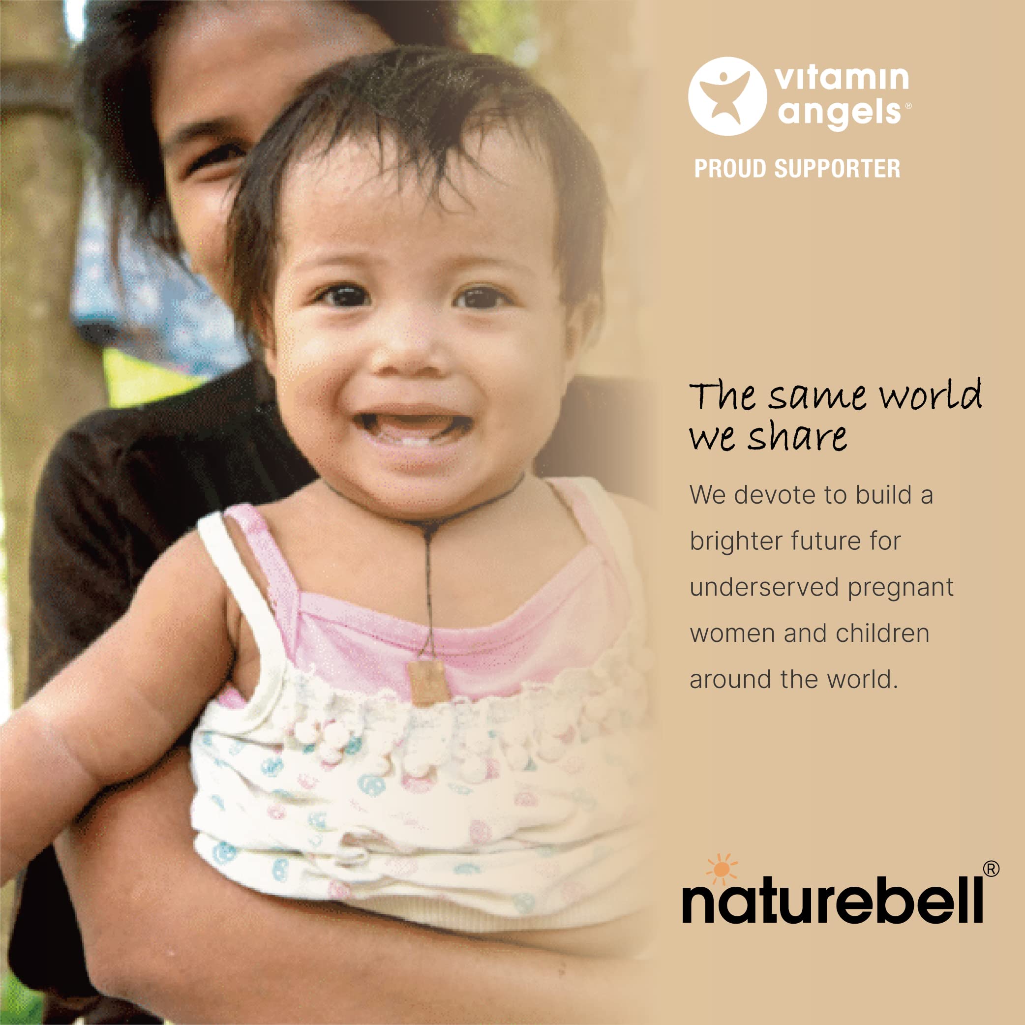 Étiquette et emballage modernes NatureBell, visuel clair et attractif.