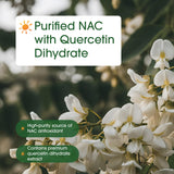 NatureBell NAC Quercetin — produit testé par des tiers, qualité et pureté garanties.