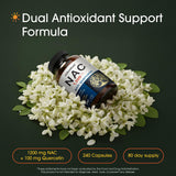 NatureBell NAC Quercetin — capsules prêtes, absorption efficace et routine quotidienne.