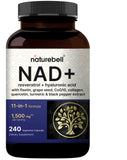 NatureBell NAD+ Complex – Bouteille et gélules végétales faciles à prendre au quotidien.