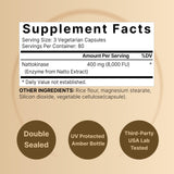 NatureBell Nattokinase – capsules faciles a avaler pour le bien-etre quotidien.