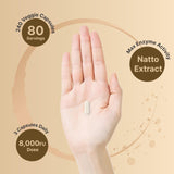 NatureBell Nattokinase – ingredients d origine vegetale pour un regime vegetarien.