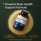 NatureBell phosphatidylserine 500mg – Gélules faciles à avaler, formule végétarienne