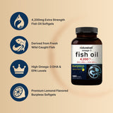 NatureBell poisson sauvage océan profond, source naturelle d’oméga-3 de haute qualité.
