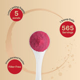 NatureBell Poudre betterave bio, pour smoothie énergisant et nutrition quotidienne.