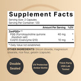 NatureBell PQQ avec CoQ10 – capsules, soutien potentiel à la vitalité