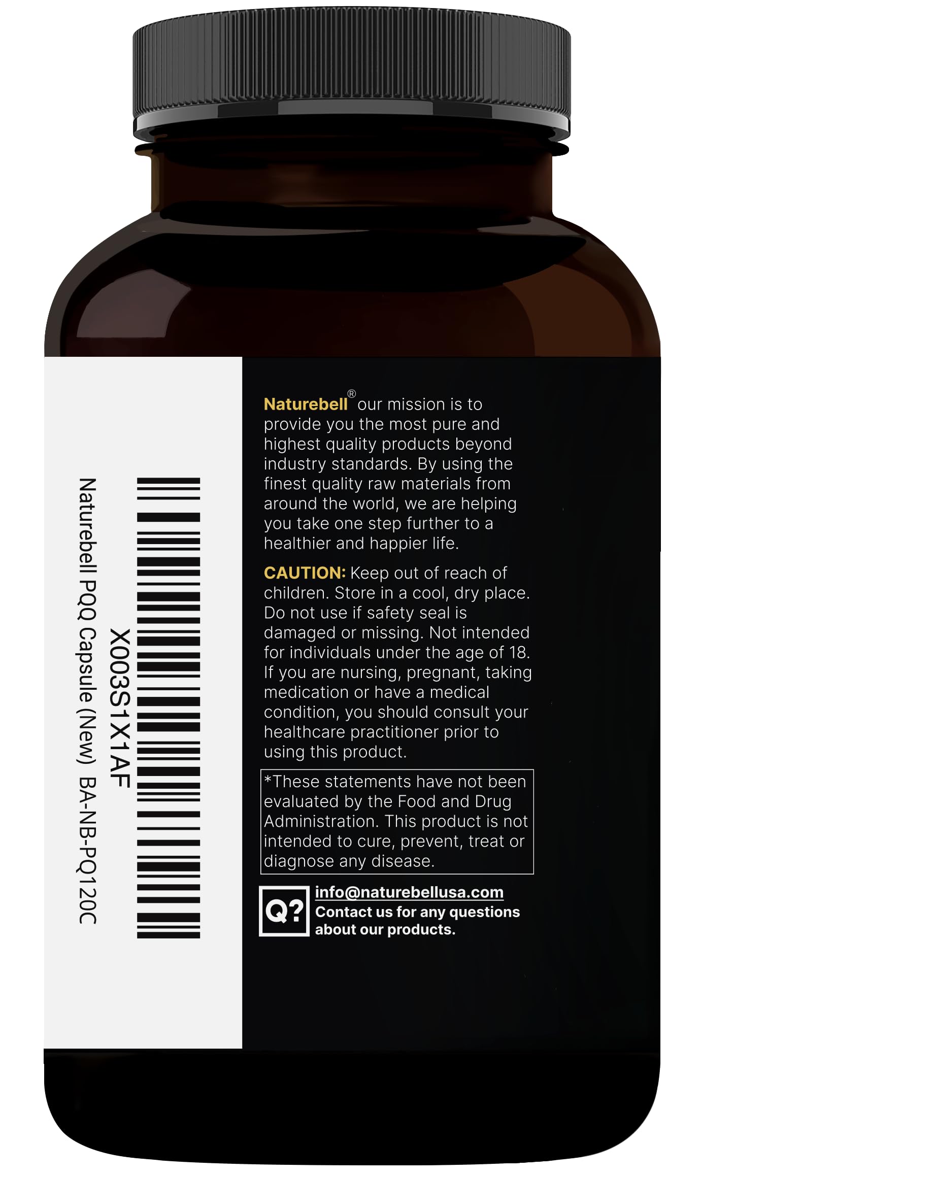 NatureBell PQQ avec CoQ10 – utilisation quotidienne pour énergie potentielle