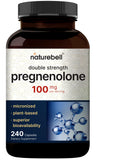NatureBell Prégnénolone 100 mg – bouteille pratique pour dosage quotidien.
