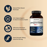 Étiquette NatureBell Prégnolone – informations claires pour suivre le dosage.