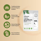 Boîte NatureBell Psyllium de 3 lb, source de fibres solubles.