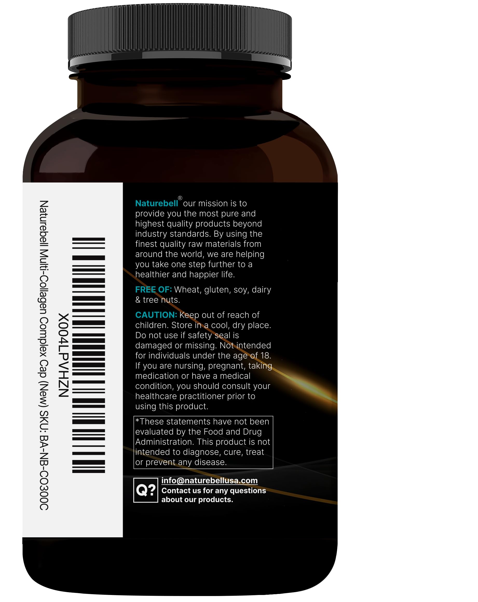 Routine NatureBell, prise quotidienne pour cheveux, peau et intestin.