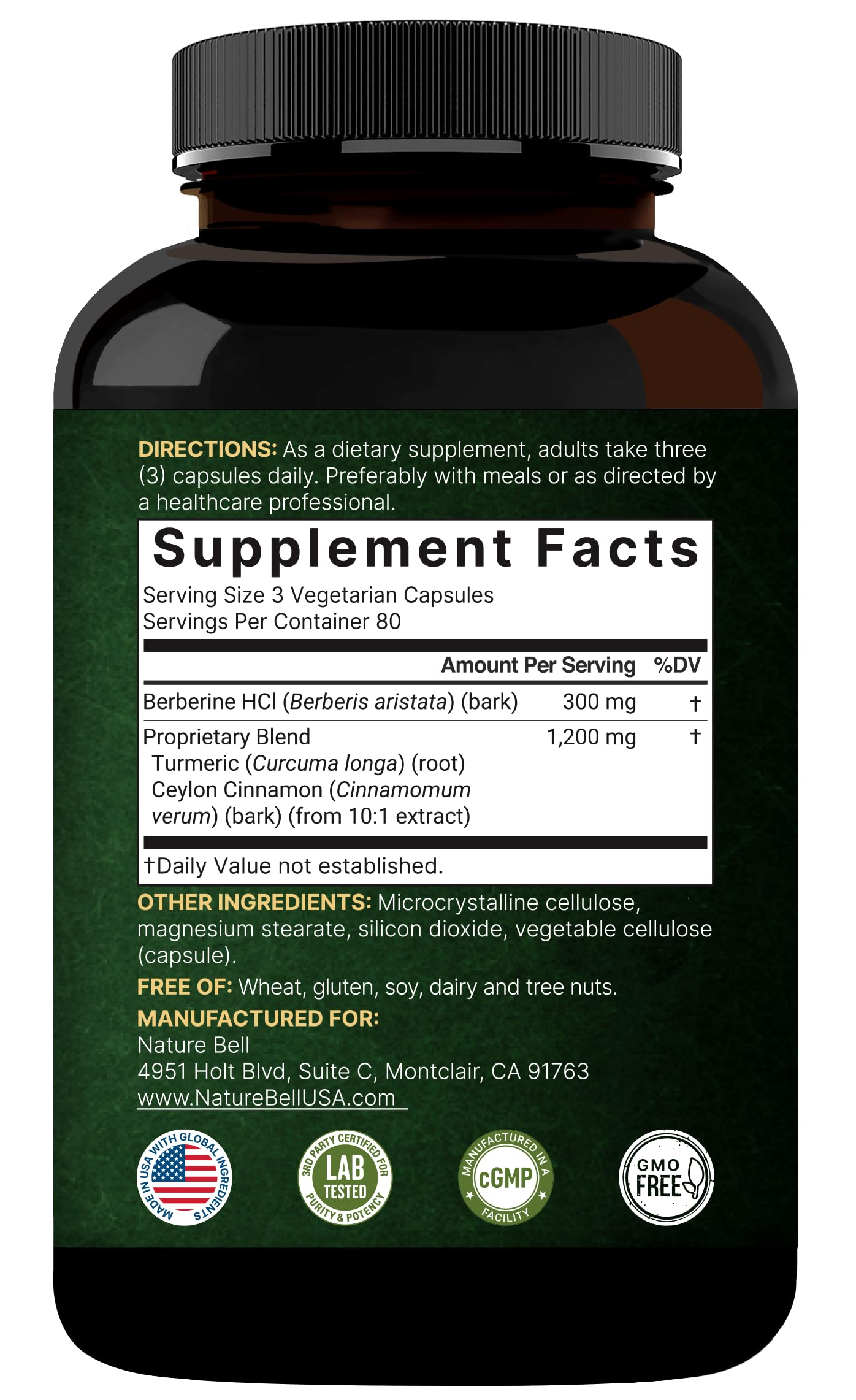 NatureBell sans gluten sans OGM, visuel, choix adapté à certains régimes.