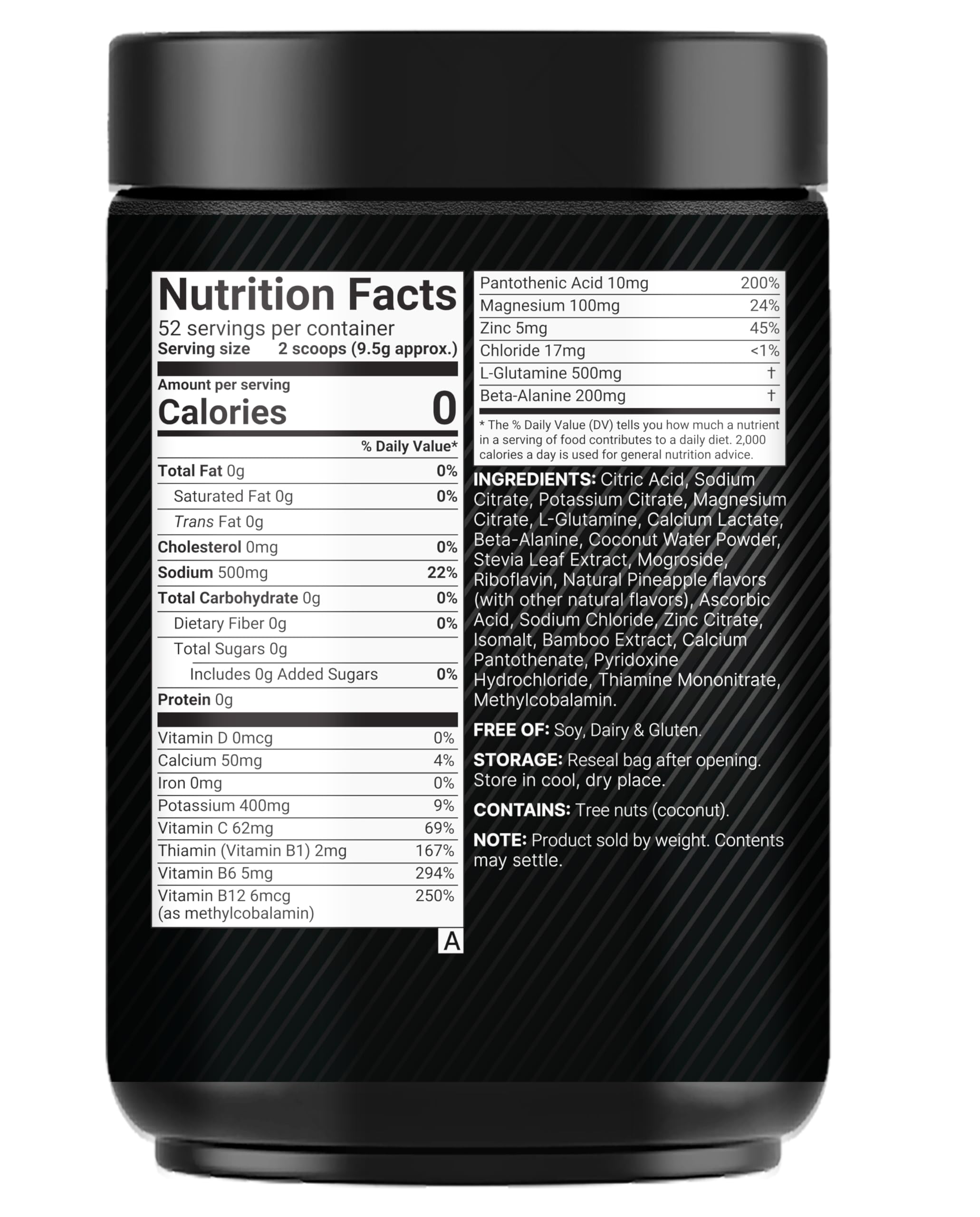 NatureBell Sport Electrolytes dissolution rapide dans l’eau