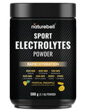 NatureBell Sport Electrolytes poudre ananas tropical pour hydratation rapide pendant l’effort