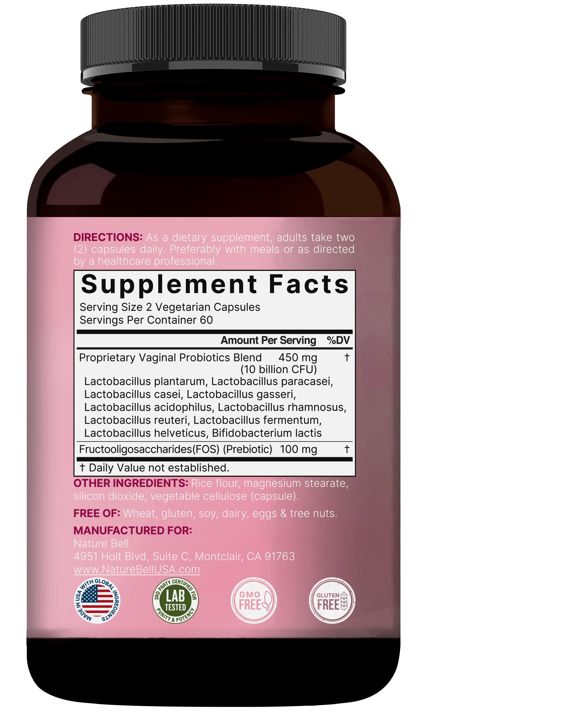 NatureBell capsules végétales adaptées à l'usage quotidien