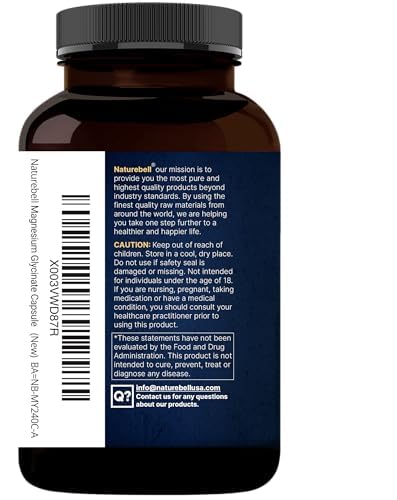 NatureBell magnésium glycinate – vérification labo tiers, assurance qualité.