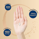 NatureBell vitamine C ascorbyl-palmitate – antioxydant ajouté